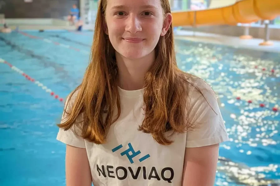 Schwimmerin Lizenz SSSV Porträt Laurence Schwall
